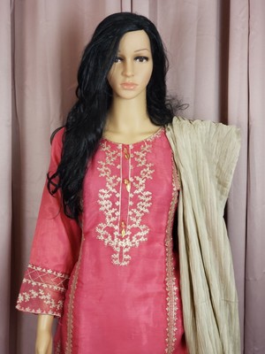 Pakistani Indian Fancy Suit Embroidered Wedding Festive Party Wear Bridal Dress Ebay pakistani indian fancy suit embroidered wedding festive party wear bridal dress ebay