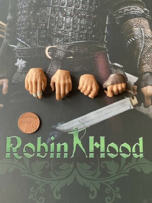 POP Toys EX21 Robin Hood Hände x 4 lose Maßstab 1:6