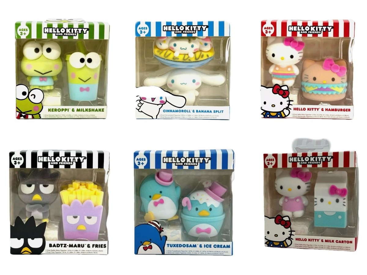 Sanrio Hello Kitty & Friends Figurines Set Keroppi Cinnamonroll