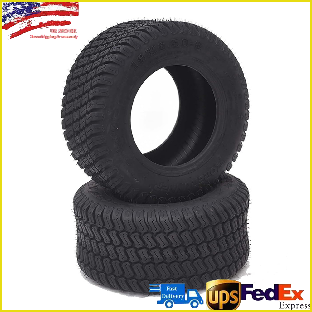 20x8-10 Tubeless Lawn Mower Tires 2 Pack 4PR Tractor Golf Cart Turf Tires  