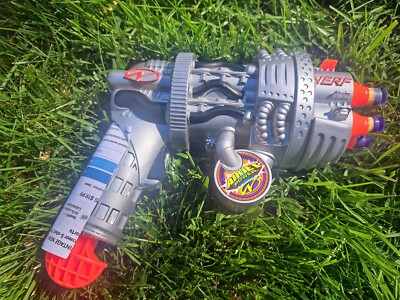 Vintage Nerf Gun Airjet Power Lightin' Blitz 5 Shot Blaster, Nerf