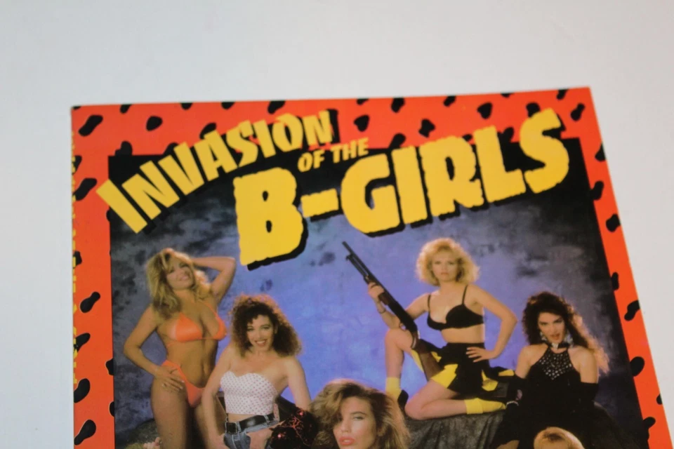 SIGNED Invasion of the B-Girls Jewel Shepard Eclipse Books 1992 Cheesecake Movie - Image 2 of 4