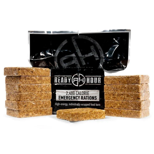 Emergency Food Ration 12 Bar pack 2,400 Total Calories 5 Year Shelf-Life