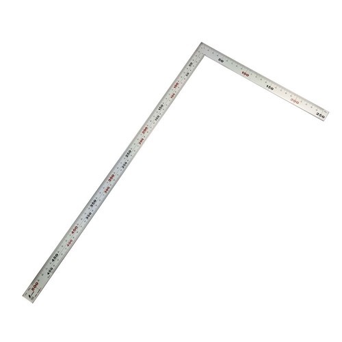 Shinwa 10405 Carpenters Square 500 x 250mm 6 Scale - Picture 2 of 7