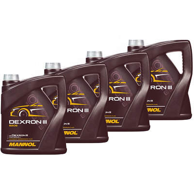 MANNOL Getriebeöl Getrieb Öl Dexron III Automatik Plus Ford MB 4x 4 Liter Oel