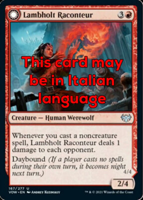 MTG LAMBHOLT FOIL EXC ERZÄHLER - LAMBHOLT ERZÄHLERIN - VOW - MAGIC