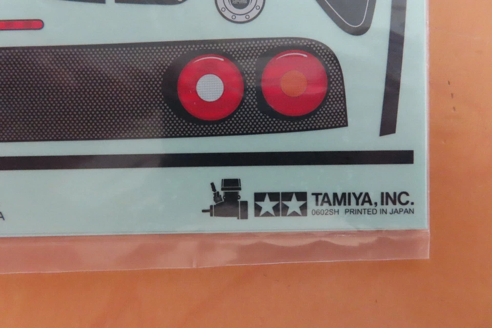 Tamiya RC Decal 1/10 Glow Engine Ferrari 360GT Daytona Versio 44035 NEW NIB 2002 - Bild 3 von 4