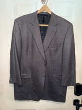 Burberry Sport Coat Mens 44R Wool Two-Button Blazer WTF26