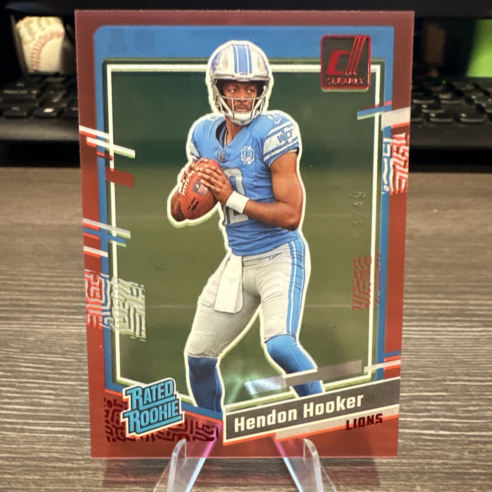 2023 Panini Clearly Donruss - Rated Rookie Hendon Hooker #61 (RC) SSP 🔥 /49🔥