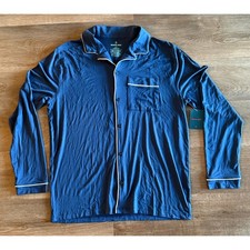 Tommy John Men's Second Skin Lounge Top NWT Navy Size M Soft Pajama Shirt
