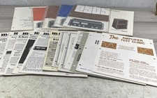Mc Intosh, Vintage Owners Manuals, 1960’s- 1970’s, Factory Serv. Cont. Ephemera