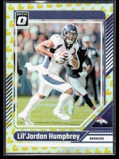2024 Donruss Optic Lil'Jordan Humphrey Flex SN Denver Broncos #050/149 (EX)