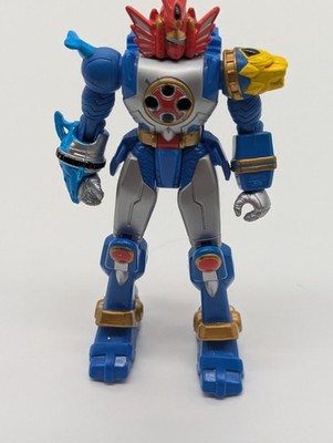 2002 Bandai Power Rangers Ninja Storm Thunder Megazord Gourai Senpuujin 6 Inch