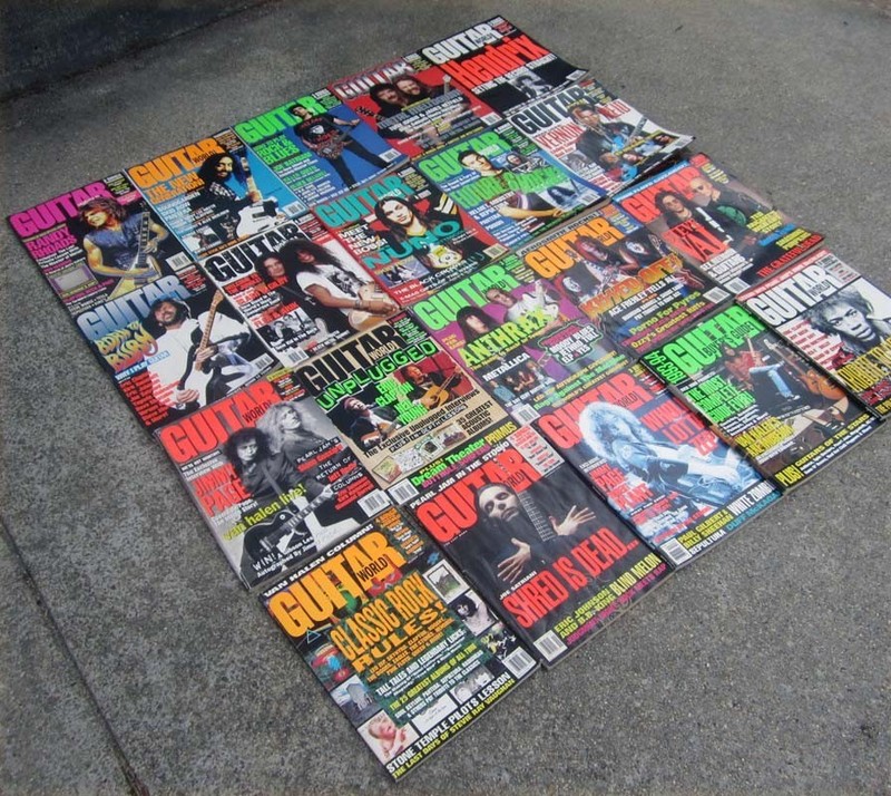 RARE GUITAR WORLD MAGAZINE Backissue Bundle - 20 issues  1992-1993 Page Kiss etc
