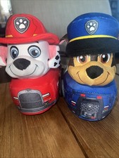 Paw Patrol Marshall Chase 3D Plush Toddler Boys Slip-on Slippers Sz 7-8 NWT B2