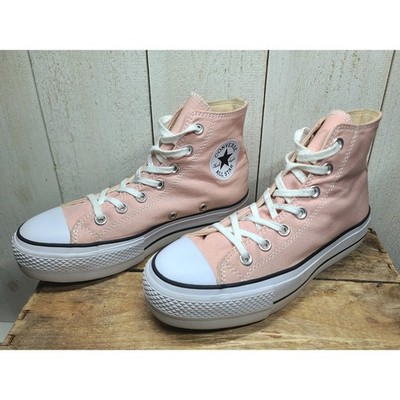 Converse Chuck Taylor PlatformsPink High Top Sneaker 8W soft girl coquette Y2k