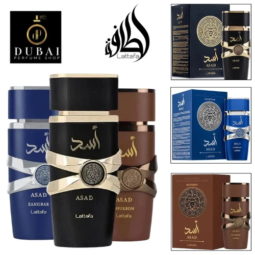 Lattafa Asad Perfume Collection EDP 100ml Dubai Oud UAE Fragrance Scent Spray