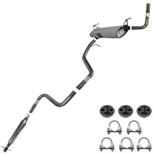 Stainless Steel Exhaust Kit W Hangers Fit 08-2012 Malibu 08-09 Aura