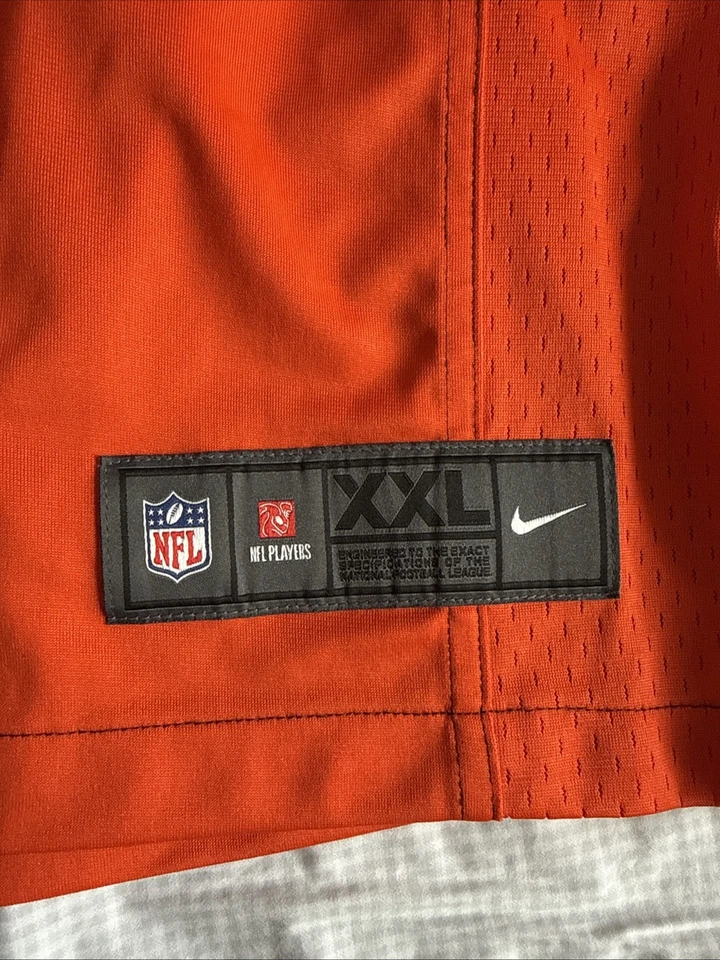 Camiseta deportiva para hombre auténtica Nike Joe Thomas #73 Cleveland Browns talla 2XL - naranja nueva sin etiquetas Foto 3 de 4