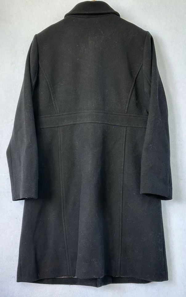 J экипажа длинная шерсть пальто черный стильный бизнес капсулы профессиональный размер 14 женщин - Изображение 2 из 4