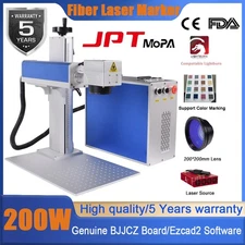 JPT M7 200W Fiber Laser Marking Engraver Machine Metal Steel Color-Marker Rotary
