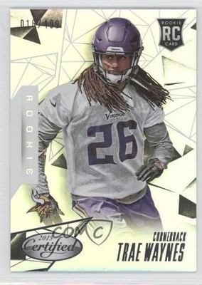 2015 Certified Rookies Mirror Silver 16/499 Trae Waynes #188 Rookie RC 0f8