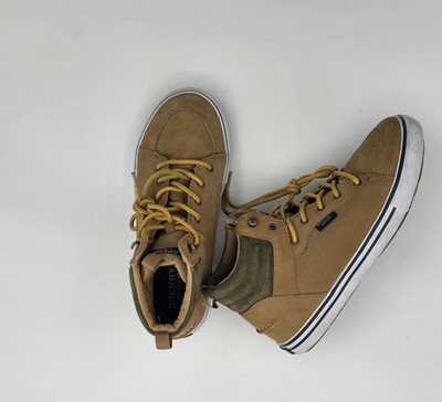 Sperry Kids Striper Storm Hi boys tan sz 4.5. In good condition, suede outer...