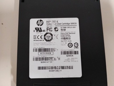 RDX HP RDX 500GB Data Cartridge, kompatibel mit allen RDX Laufwerken