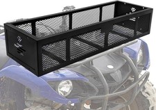 JY Performance Universal ATV Front Cargo Basket Black