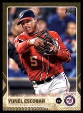 Yunel Escobar 2015 Topps Update #US210 Nationals MLB READ FREE SHIP AutographDen