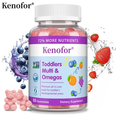 All-in-One Kids Multi Gummies-With Vitamins,Zinc & Fish Oil for Growing Children