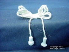 Leviton 3 Ft Light Socket Cord Lamp Holder Pull Chain String Rope w/Tassel 8010