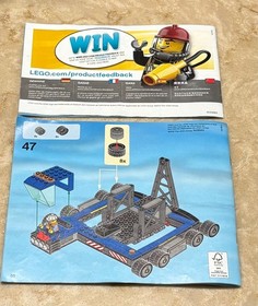 LEGO CITY Spaceport 60080 Missing 1 Fig & 1 Sticker Comes w/ Instructions