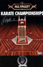 RALPH MACCHIO SIGNED KARATE KID COBRA KAI 11X14 PHOTO BECKETT COA BAS