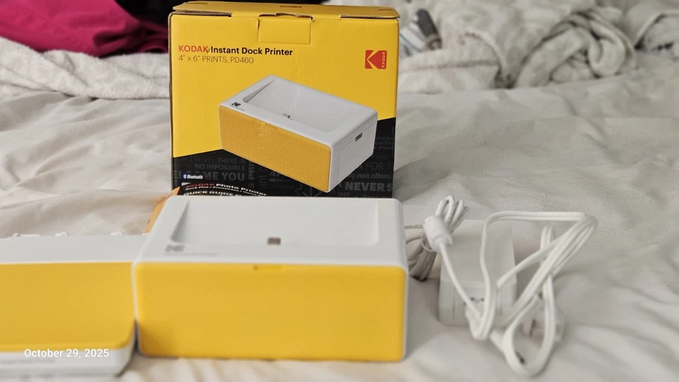 Kodak Instant Dock Photo Printer PD460 4" x 6" Prints Bluetooth with power cord - Image 2 of 4