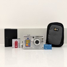 Sony Cyber-shot DSC-W70 Digital Camera Silver - Full Kit & Tested