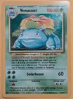 Venusaur 15/102 Holo Rare Base Set Unlimited WOTC Pokemon Card - LP - Authentic