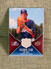 2009 Stephen Strasburg 29 White Jersey USA-SS Upper Deck Series 2