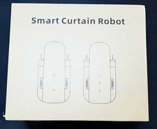 UUlianbot WF01 Smart Curtain Robot 2-Pack WiFi App Roman U/T Track New OB