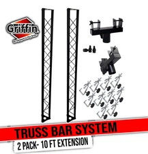 DJ Triangle Truss Extension Lighting System by GRIFFIN Trussing Stage C Clamps
