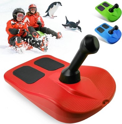 Snow Sleds for Kids and Adult, Kids Sledding Snowboard with Handle, Lightweight