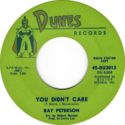 Ray Peterson - You Didn't Care / You Know Me Much Too Well, 7'', (Vinyl)