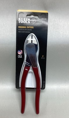 Klein Tools D228-8-SEN Diagonal Cutting Pliers, High-Leverage, 8-Inch