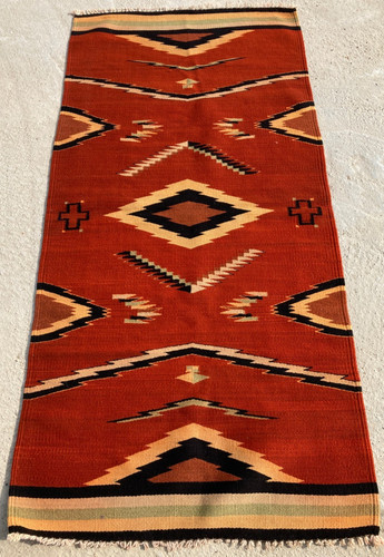 Vintage Traditional Handmade Beautiful Kilim Floor Rug Carpet 155x76 cm