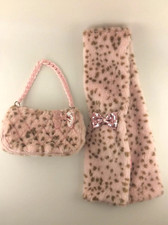TOBY N.Y.C. Girls Pink Faux Fur Purse And Scarf Set