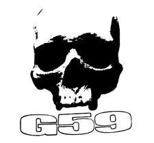 G59 Skull Vinyl Decal | HipHop Duo | Scrim | ...