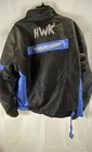 HWK Motorsports Men's Black Blue Textile Armored Motorcycle Biker Jacket Sz XL — photo 2