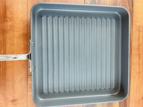 ALL-CLAD Hard Anodized Square Non-Stick Griddle Grill Pan 11 In