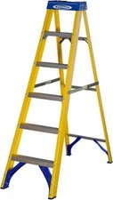 Werner fibreglass 1.7m  6 Step swing back Step Ladder 