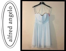 NWT Alfred Angelo Powder Bridal Occasion Party Dress Size 10 $99 New!
